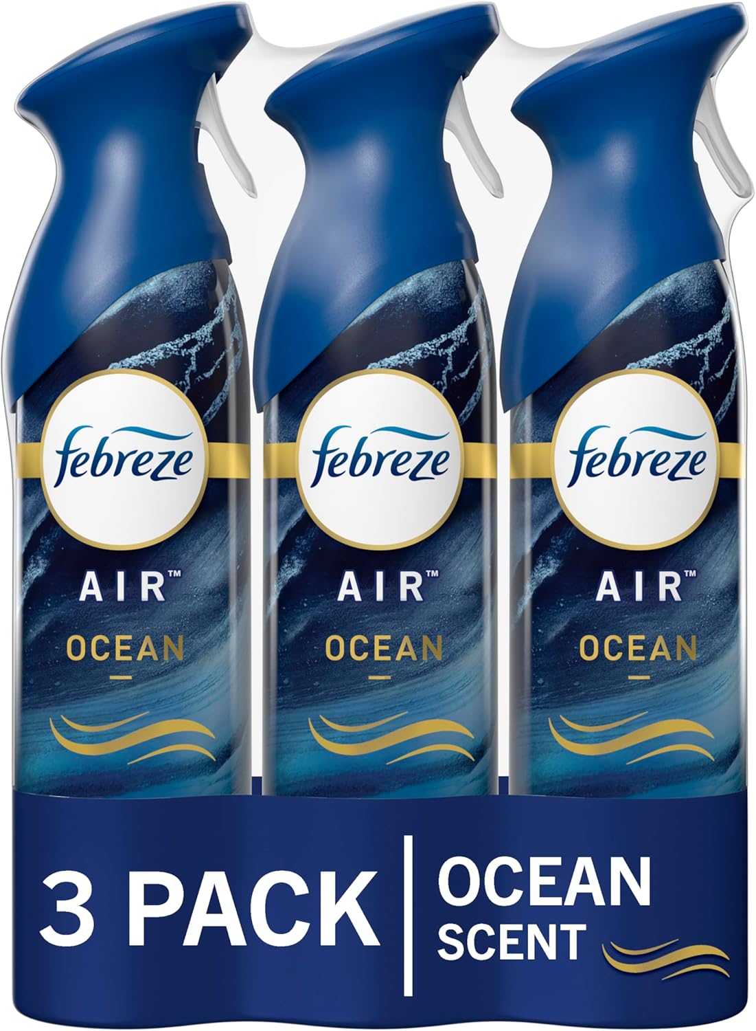 Febreze Air Mist Air Freshener Spray, Odor-Fighting Room Spray, Air Fresheners for Home and Bathroom and Kitchen, Aerosol Can, Unstopables Fresh Scent, 8.8oz, 3 Count