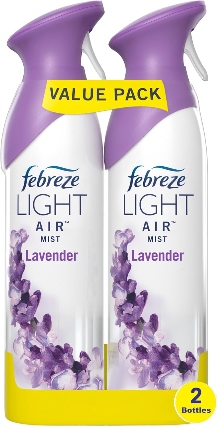 Febreze Air Mist Air Freshener Spray, Odor-Fighting Room Spray, Air Fresheners for Home and Bathroom and Kitchen, Aerosol Can, Gain Island Fresh Scent, 8.8oz, 2 Count