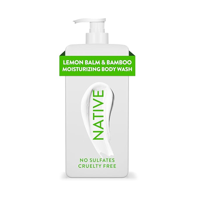 Native Moisturizing Body Wash Contains Naturally Derived Ingredients | For Women & Men, Sulfate, Paraben, & Dye Free Leaving Skin Soft and Hydrated | Shea Butter & Almond 18 oz