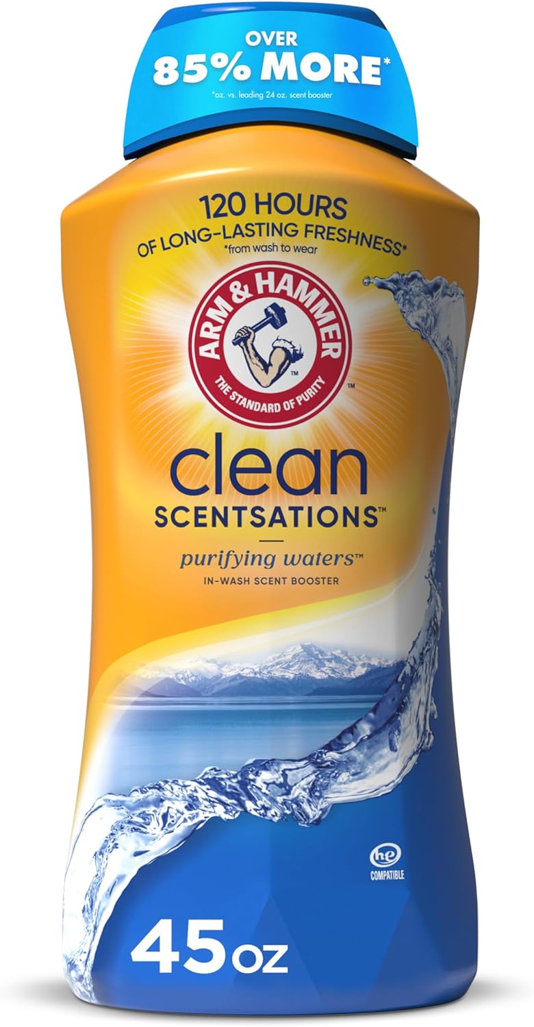 ARM & HAMMER Clean Scentsations In-Wash Scent Booster, Laundry Scent Booster Tropical Paradise scent, 45 Oz