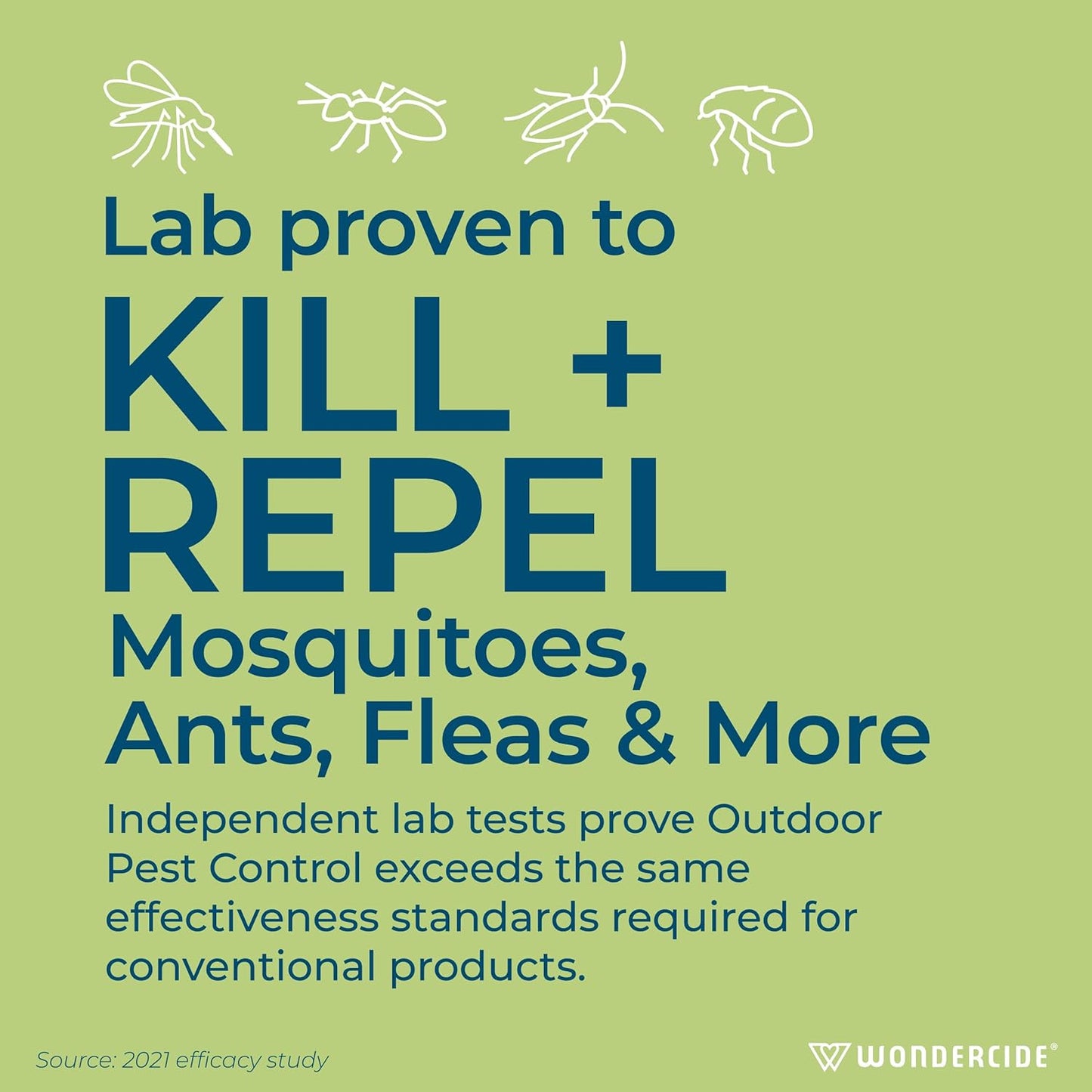 Outdoor Pest Control Spray with Natural Essential Oils - Mosquito, Ant, Insect Repellent, Treatment, Killer - Safe Around Pets Kids 32 oz