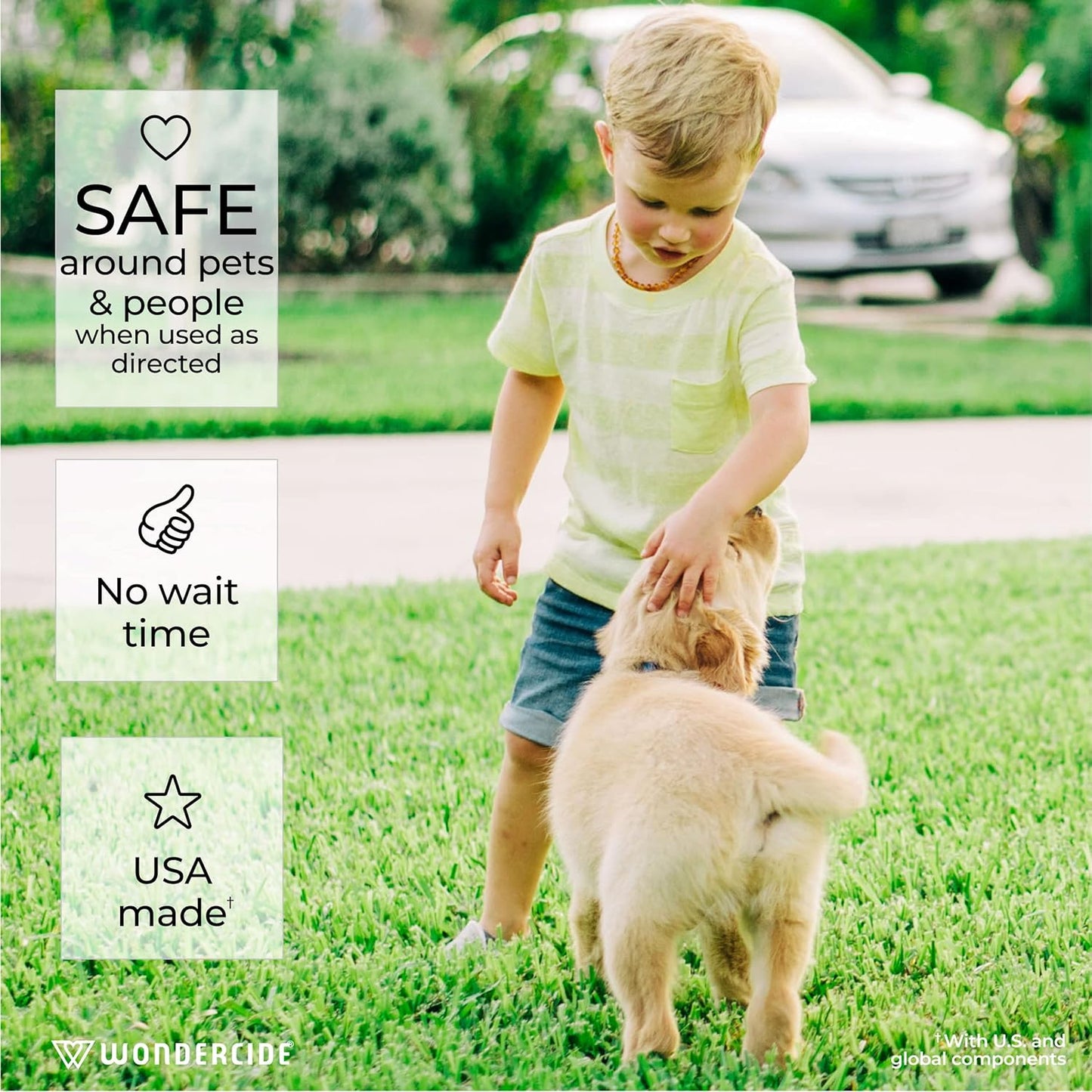 Outdoor Pest Control Spray with Natural Essential Oils - Mosquito, Ant, Insect Repellent, Treatment, Killer - Safe Around Pets Kids 32 oz