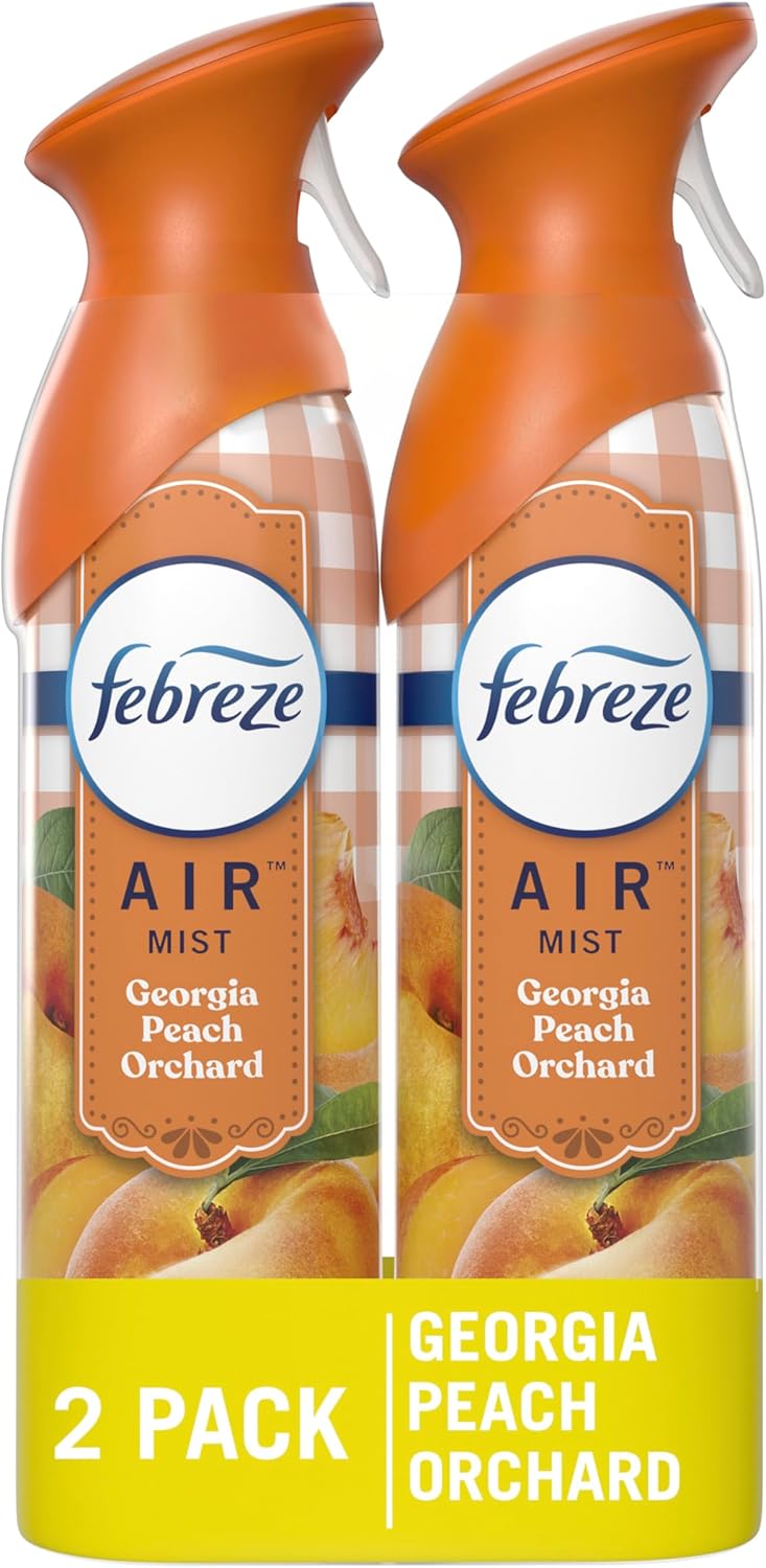 Febreze Air Mist Air Freshener Spray, Odor-Fighting Room Spray, Air Fresheners for Home and Bathroom and Kitchen, Aerosol Can, Gain Island Fresh Scent, 8.8oz, 2 Count