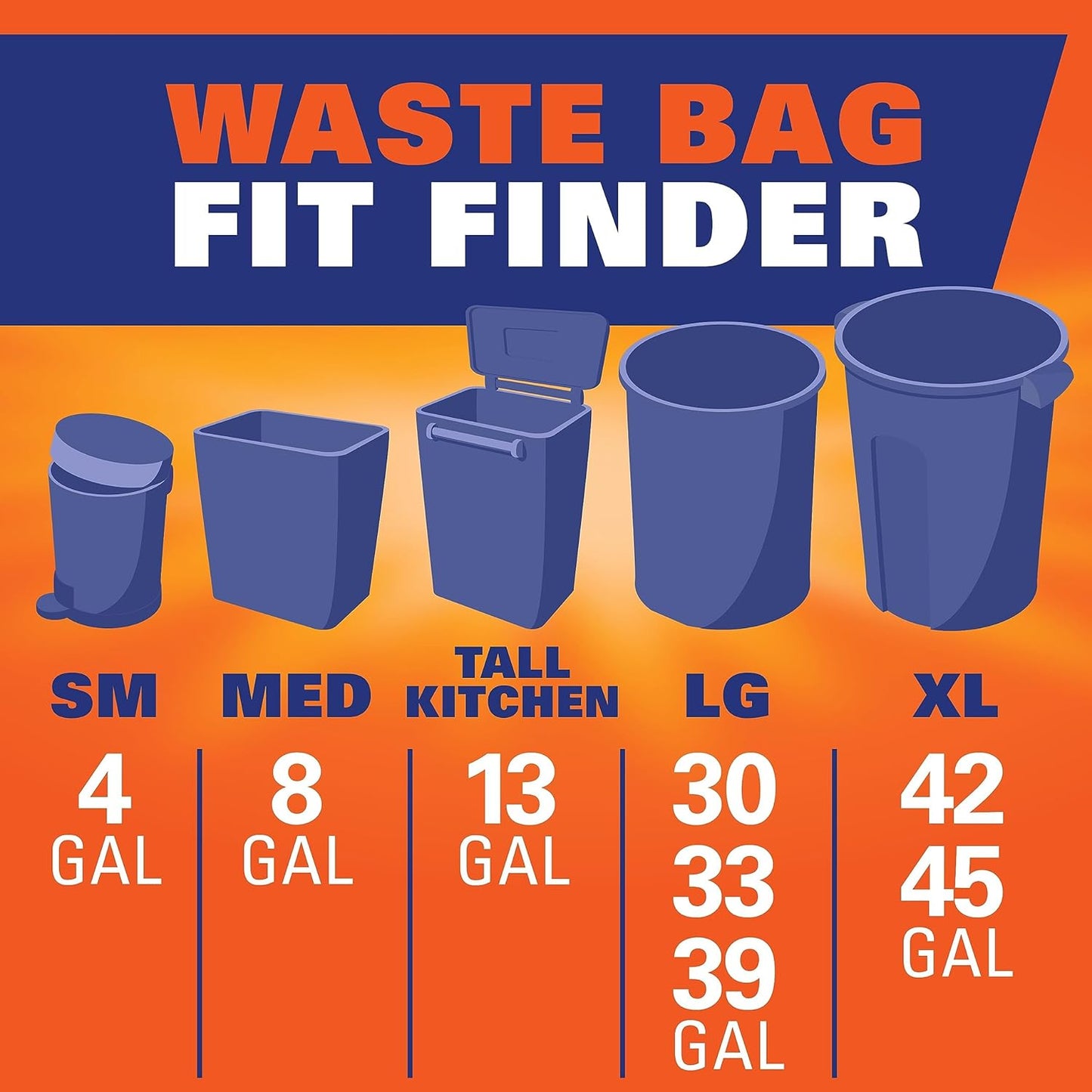 Hefty Ultra Strong 13 Gallon Trash Bags, Tall Kitchen Trash Bags 13 Gallon Size, Drawstring Closure, Continuous Odor Control, White, Lavender and Sweet Vanilla Scent, 110 Bags