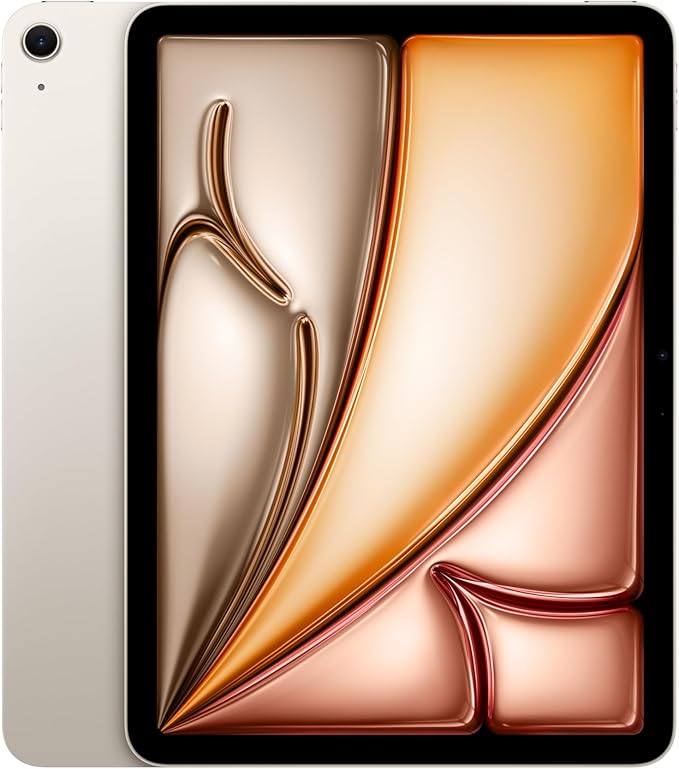 Apple iPad Air 11-inch with M3 chip Built for Apple Intelligence, Liquid Retina Display, 128GB, 12MP Front/Back Camera, Wi-Fi 6E, Touch ID, All-Day Battery Life — Blue