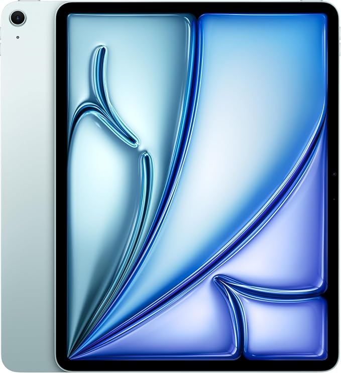 Apple iPad Air 13-inch with M3 chip Built for Apple Intelligence, Liquid Retina Display, 128GB, 12MP Front/Back Camera, Wi-Fi 6E, Touch ID, All-Day Battery Life — Purple