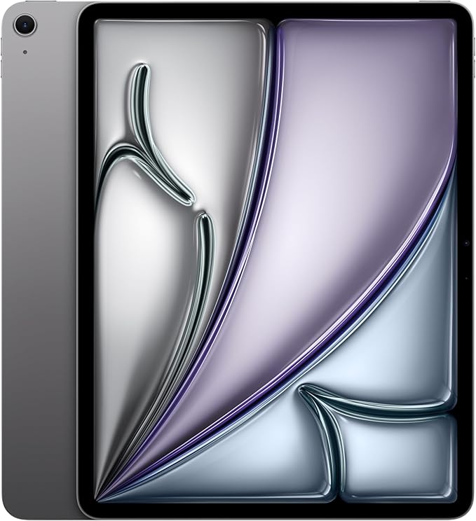 Apple iPad Air 13-inch with M3 chip Built for Apple Intelligence, Liquid Retina Display, 128GB, 12MP Front/Back Camera, Wi-Fi 6E, Touch ID, All-Day Battery Life — Purple