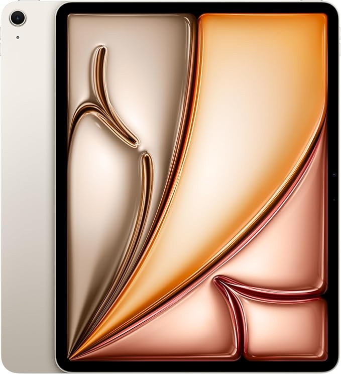 Apple iPad Air 13-inch with M3 chip Built for Apple Intelligence, Liquid Retina Display, 128GB, 12MP Front/Back Camera, Wi-Fi 6E, Touch ID, All-Day Battery Life — Purple
