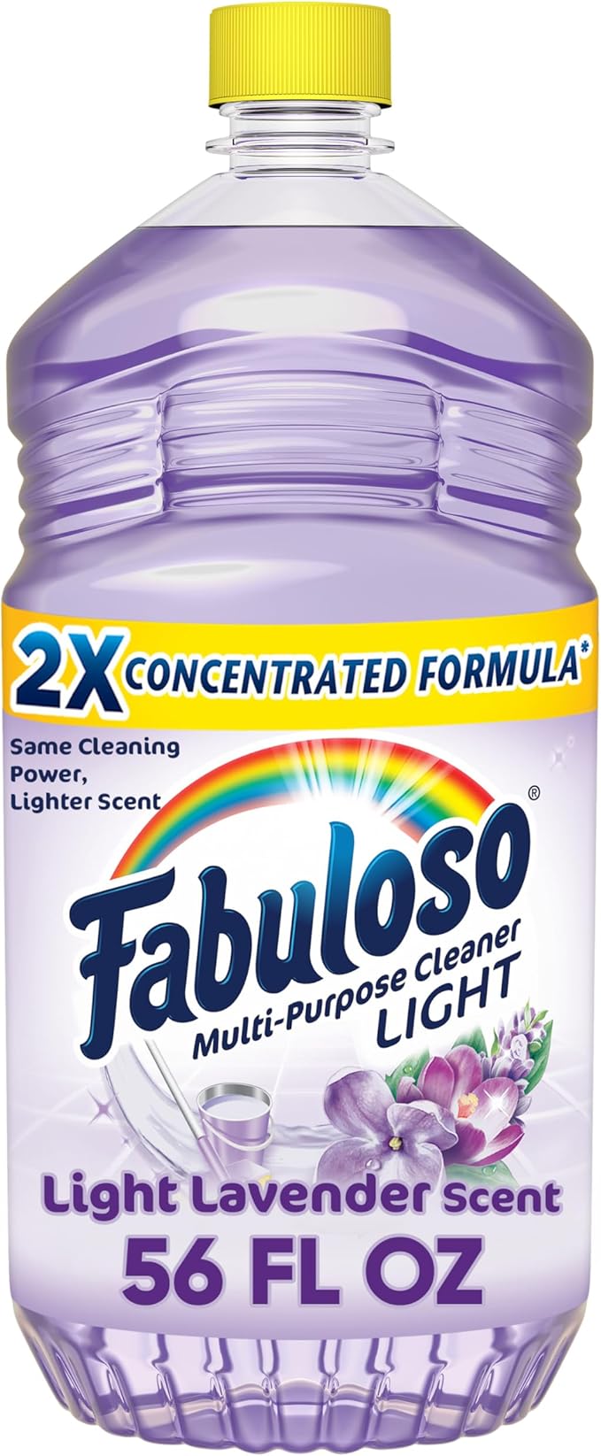 Fabuloso Multi-Purpose Cleaner & Floor Cleaner, 2X Concentrated, Lavender Scent, 56 fluid ounces