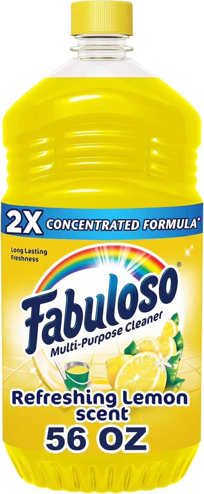 Fabuloso Multi-Purpose Cleaner & Floor Cleaner, 2X Concentrated, Lavender Scent, 56 fluid ounces