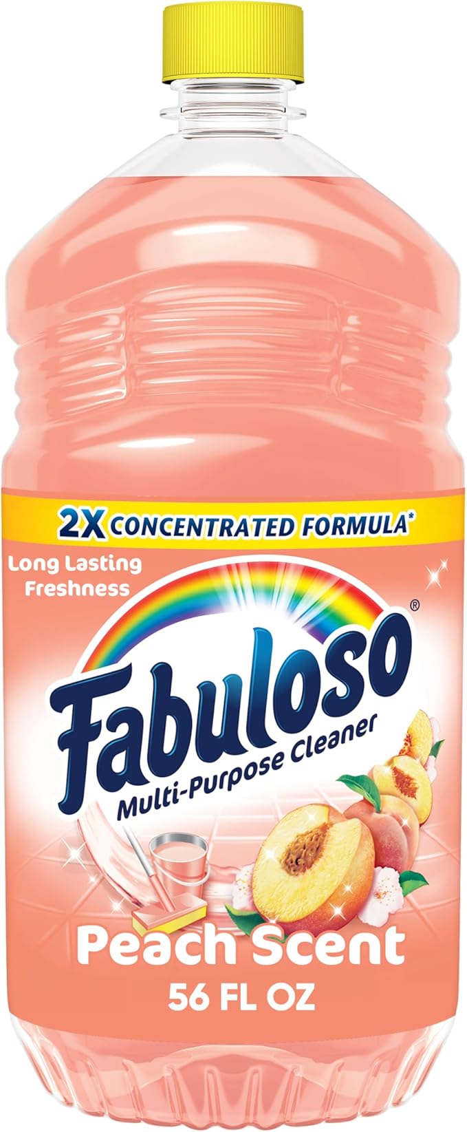 Fabuloso Multi-Purpose Cleaner & Floor Cleaner, 2X Concentrated, Lavender Scent, 56 fluid ounces