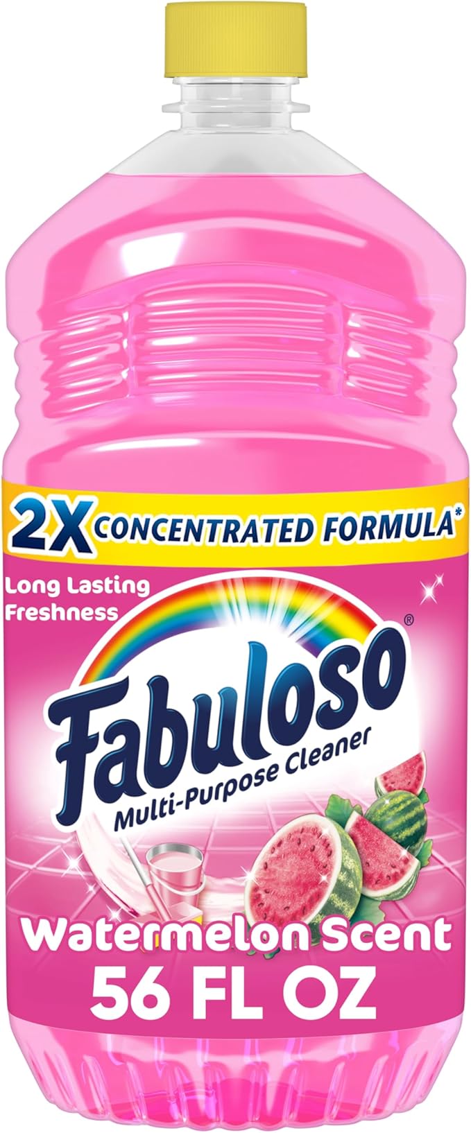 Fabuloso Multi-Purpose Cleaner & Floor Cleaner, 2X Concentrated, Lavender Scent, 56 fluid ounces