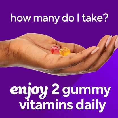 Vitafusion Fiber Well Gummies, Sugar Free Fiber Supplement, Gummies for Adults, Strawberry & Blackberry Flavors, 90 Count