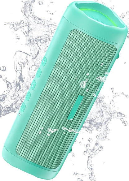 Bluetooth Speaker with HD Sound, Portable Wireless, IPX5 Waterproof, Up to 20H Playtime, TWS Pairing, BT5.3, for Home/Party/Outdoor/Beach, Electronic Gadgets, Birthday Gift (Black)