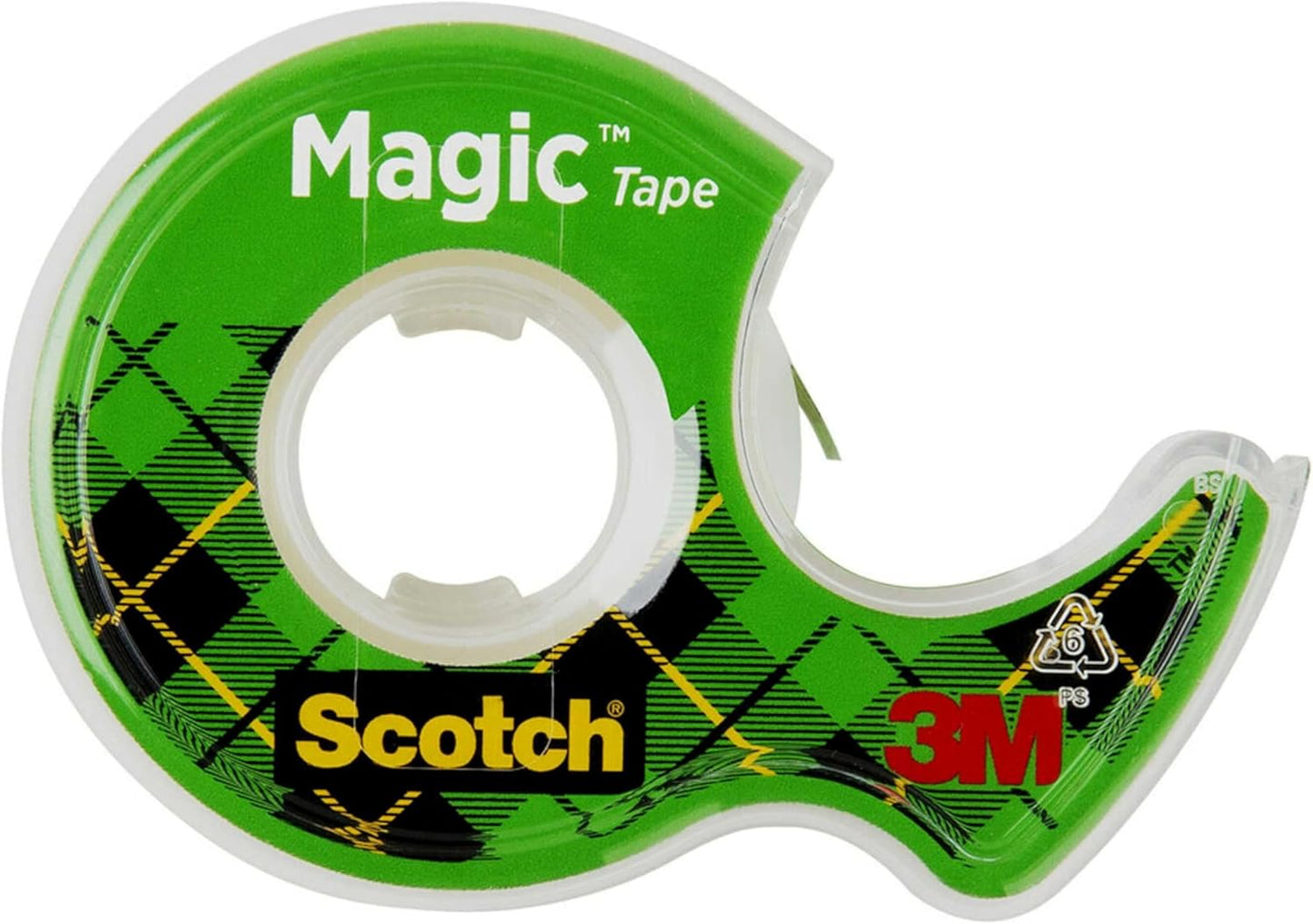 Scotch Magic Tape, 3 Dispensered Rolls, Numerous Applications, Invisible, Clear Tape Engineered for Repairing, 3/4 x 300 Inches