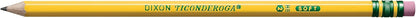 Ticonderoga Wood-Cased Pencils, Pre-Sharpened, #2 HB Soft, Yellow, 30 Count