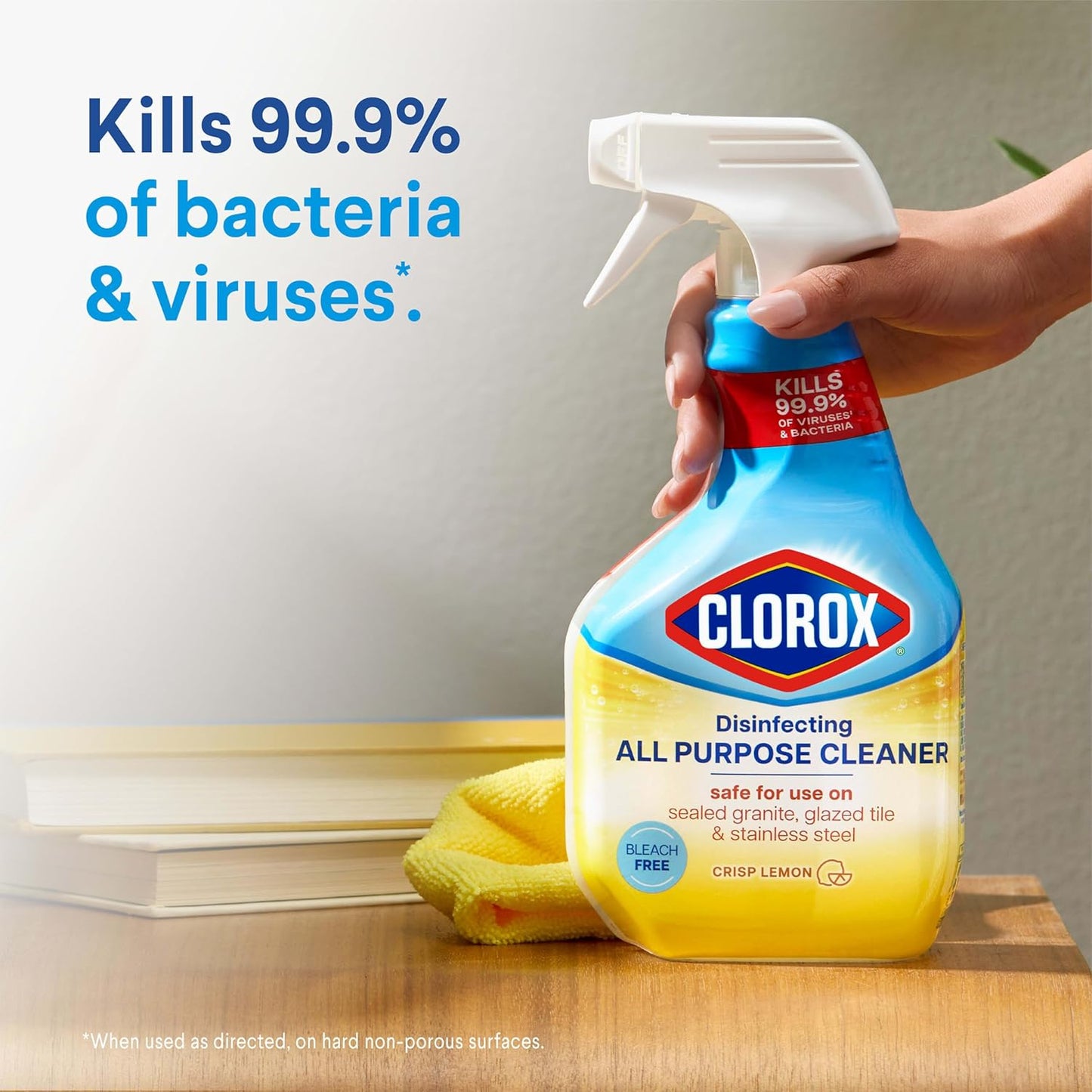 Clorox Disinfecting All-Purpose Cleaner 32 Oz and Disinfecting Bathroom Cleaner, Household Essentials, 30 Oz, Pack of 390