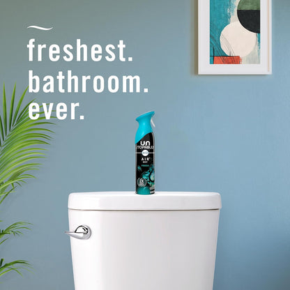 Febreze Air Mist Air Freshener Spray, Odor-Fighting Room Spray, Air Fresheners for Home and Bathroom and Kitchen, Aerosol Can, Unstopables Fresh Scent, 8.8oz, 3 Count